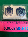 US AIR FORCE RANK E7 MASTER SGT. Military Rank Pin 8455-01-007-2886