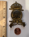 Crown and crossed Rifles Hat badge 232 Inf. WWII or WWI 