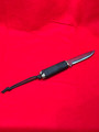 La Duke Custom Knife with Adorned Leather Sheath