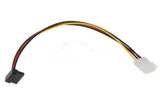 10inch CB-SATA1R 4Pin Molex to 15pin SATA Power Adapter Cable