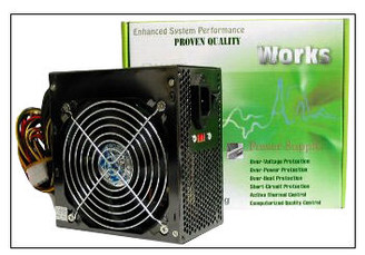 Works P4-360w ATX Power Supply W365CN4