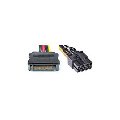 CB-SA-P68F SATA 15Pin Male to PCIe 6+2-pin Female Cable Adapter
