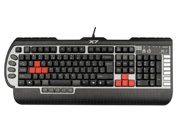 A4tech A4-X7-G800V 3xFast Gaming Keyboard, USB - AeroCooler