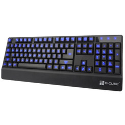 A4tech GKL-58 Blue/White LED Illuminated Gaming Keyboard, USB