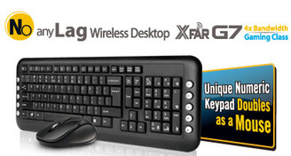 A4tech GL-1630 XFAR G7 Wireless Keyboard & Mouse