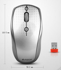 A4tech G9-530HX Holeless HD Wireless Mouse w/Nano Receiver