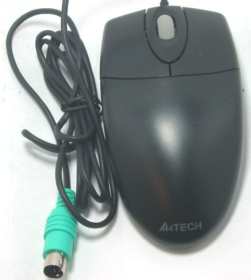 A4tech OP-620 800DPI PS2 Optical Wheel Mouse (Black) - AeroCooler