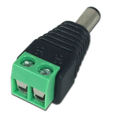 Aposonic A-XPC100 CCTV Power Jack Plug Adapter Male (10pcs)