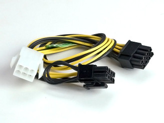 CABLE-EPCIE1628 6Pin PCI-E to Dual 8(6+2)Pin PCI-E Cable