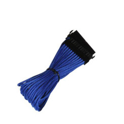 BitFenix BFA-MSC-24ATX45BK-RP  (Blue) Alchemy Multisleeved 30cm 24Pin ATX Male to 24Pin ATX Female Extension Cable