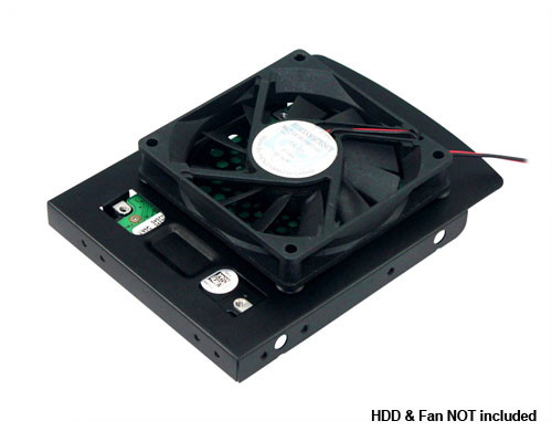 BYTECC Bracket-2500 Aluminum dual 2.5 In HDD/SSD Mounting Bracket For 3.5in  Bay - AeroCooler