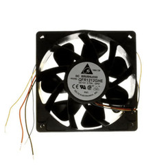 Delta QFR1212GHE-PWM 120x38mm Extreme Hi PWM Fan, 4 Bare Wires