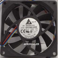 Delta EFC0812DB-PWM 80x15mm PWM Fan, PWM 4Pin