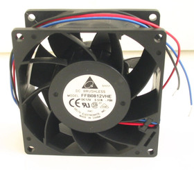 Delta FFB0812VHE-F00 80mm x 80mm x 38mm Fan (3 Bare wires)