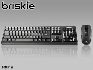 Enermax Briskie KM001W 2.4GHz RF Wireless Keyboard/Mouse