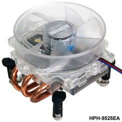 EverCool HPH-9525EA Intel P4/Core2 Aluminum Blue LED Fan CPU Cooler