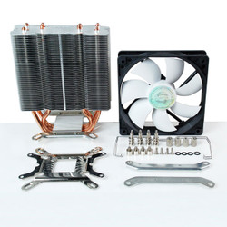 EverCool HPQ-12025 Venti LGA1155/1156 HDT Pipe PWM Fan CPU Cooler -  AeroCooler