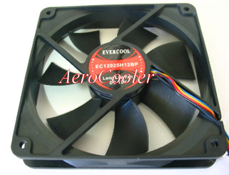 EverCool EC12025H12BP 120x120x25mm PWM Fan, 4Pin PWM