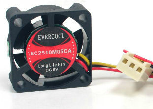 3Pin EverCool EC3010M12CA 30mm x 30mm x 10mm Fan