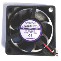 EverCool EC3510H12E 35mm x 35mm x 10mm EL Bearing 12V Fan, 2Pin