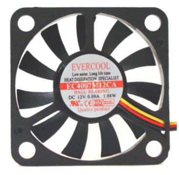 Evercool 35mm x 35mm x 10mm 5V EL Bearing Cooling Fan EC3510M05E