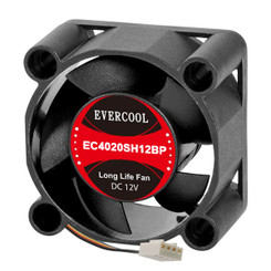 EverCool EC4020SH12BP 40x20mm PWM Fan, 4Pin PWM