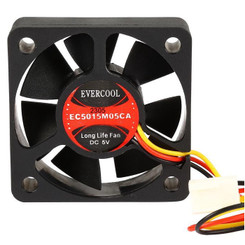 EVERCOOL EC5015M05CA 50x50x15mm 5v Fan , 3Pin