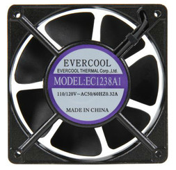 Evercool AC 110V  120x38mm Aluminum Fan EC1238A1HBT