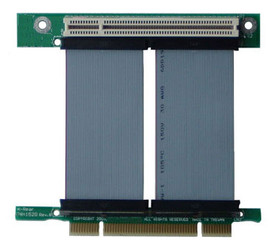 RC1-152RC11 1-slot PCI-32bit/5V/3.3V reversed 33MHz riser card w/custom lengths flexible cable