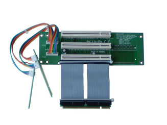 RC2011E 2U 3-slots PCI-32bit/5V/33MHz riser card w/ 7cm ribbon cable