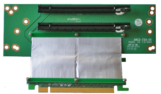 2U Riser Card with 2 x PCI-X 1 x PCI-Express 16x 2U Riser Card with 2 x PCI-X 1 x PCI-Express 16x