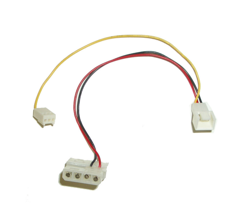 3 pin to 4 pin adapter cable with rpm sensor - AeroCooler