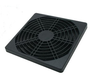 120mm black plastic fan filter