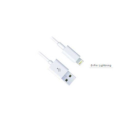 3ft iPhone 5/iPad Air/iPad Mini 8-Pin Lightning USB Data / Sync Charging Cable