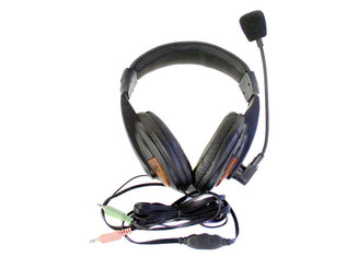 HP259 Headset Microphone (Black) w/ Volume Control