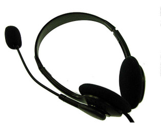 DCT HDMP 257 (HP-257) Volume Control Stereo Headset with Microphone