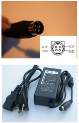 4-Prong AC Adapter, 12V, 5A, 60W