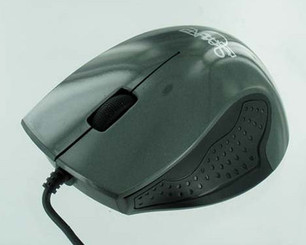 Skyline 800dpi Optcal Rubber Grip USB Mouse (Grey)