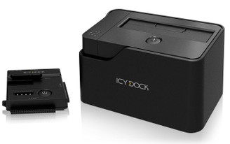 ICY DOCK MB981U3-1SA 2.5in/3.5in USB 3.0 SATA Docking Station w/ IDE Adapter