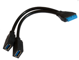 Kingwin KW-2USB3MB Dual Port Interal USB3.0 (F) to 20Pin Adapter Cable