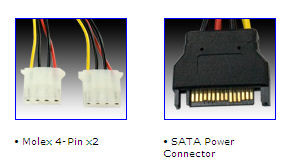 Kingwin SAC-05 SATA Power Adapter Cable