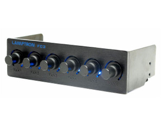 Lamptron FC-2 6ch (45W/ch) fan controller, Black