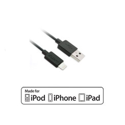 Luax2 PO-APP-PCL1BK-00 (Black) MFi Lightning to USB charge sync Cable