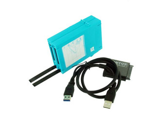 Mukii ZIO-P215U2S-BL 2.5in SATA HDD to USB2.0 Adapter/Protection Case