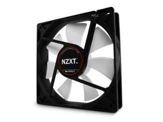 NZXT FX 120LB 120x120x25mm 7 Blade Sleeved Cable Fan
