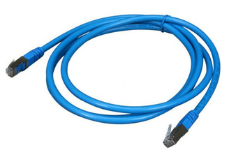 OK6GSB 6ft. Cat 6 Network Cable, STP (Shielded Twist Pair), 550 Mhz, Blue