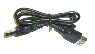 30inch USB Extension Cable, A (Male) to A (Female), Black