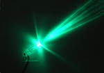 Galaxy Laser Beam Single LED, Green