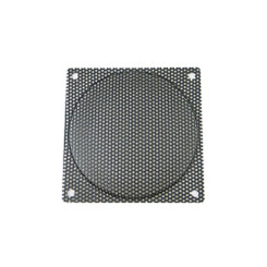 140mm Steel Mesh Fan Filter (Guard), Black - Medium Hole