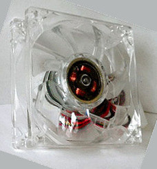 GALAXY Crystal 80x25mm Ballbearing Fan, No LED